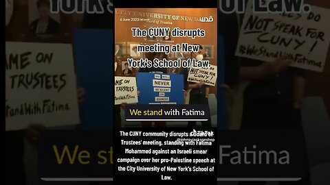 We Stand With Fatima #cuny #newyork #nyc #newyorkcity #fatima