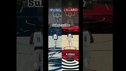 KYRIE IRVING vs DAMIEN LILLARD #gameplay