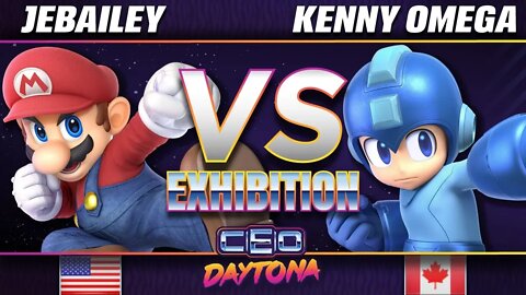 Jebailey (Mario) vs Kenny Omega (Mega Man) - SSBU Demo - CEO 2018