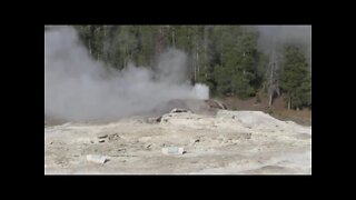 Giant Geyser in Yellowstone