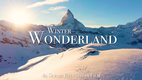 Winter Wonderland 4K - Scenic Relaxation Film with Calming Music