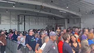 Media's Idea Of A 'Pretty Full' Hangar In Johnstown, Pennsylvania