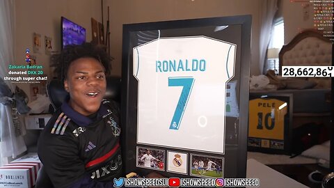 IShowSpeed Ruined A $15,000 RARE Ronaldo Signed Jersey!