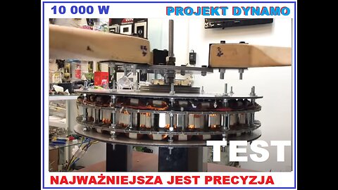 PASIVE DYNAMO FOR TURBINE - TEST / 10 KW