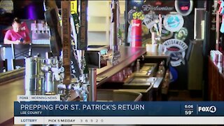 Local bars prepping for first St. Patty's Day back open