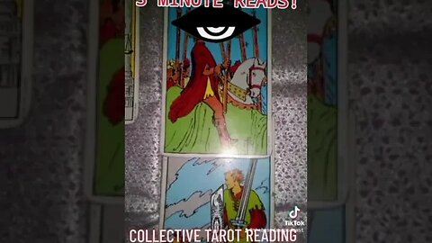 3 MINUTE READS! COLLECTIVE TAROT READING AUGUST 30 2023