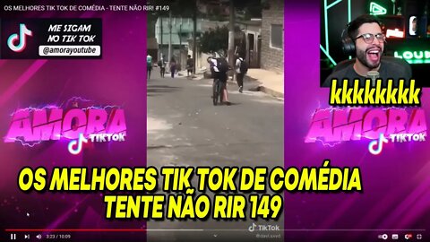 PLAYHARD REAGINDO OS MELHORES TIK TOK DE COMÉDIA - TENTE NÃO RIR - 149 | SemZero