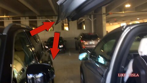 Tesla Model X Falcon Wing triangulation!