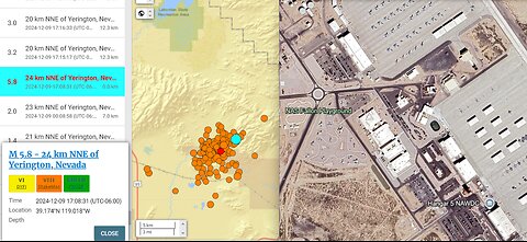 EXPLOSION IN NEVADA CAUSING 5.8 EARTHQUAKE?*MILITARY TECH & ALIEN VISITORS*EVACUATIONS*WILDFIRE*