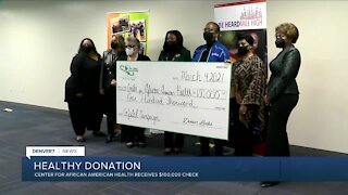 The LINKs donates $100,000 to the Center for African American Health