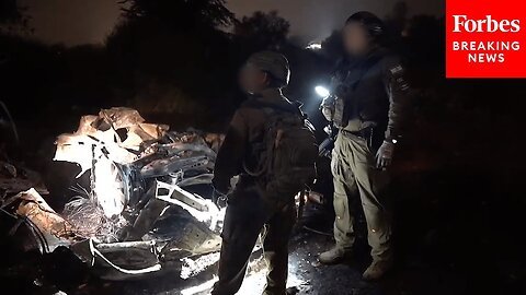 IDF Security Forces Investigate Vehicle Explosion In The West Bank