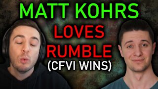 CFVI Stock PUMPS ON MATT KOHRS RUMBLE PARTNERSHIP