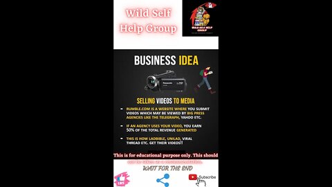 🔥Selling videos to media business idea🔥#shorts🔥#motivation🔥#wildselfhelpgroup🔥14 march 2022🔥