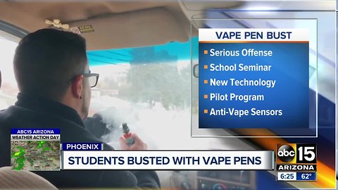 Arizona students busted with vape pens