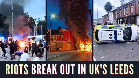 Pakistani and Roma yobs riot in Leeds. Police flee, BBC hide ethnicity