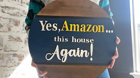 Yes, Amazon This House Again Wood Door Hanger |Hard Working Mom |How to