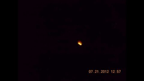 UFO AT NIGHT OVER PASADENA JULY 21, 2012 | UFO Robert Bingham, The Summoner