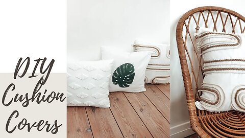 3 Ways To Decorate Cushion/ Pillow Cover | DIY Tutorial | Room Decor Boho Style