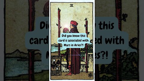 Ever Wondered What The 2 OF WANDS Tarot Card REALLY Means? Pt. 1 #shorts #tarot #inspiration