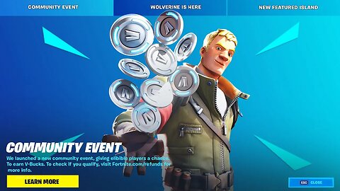 FORTNITE IS GIVING YOU V-BUCKS!