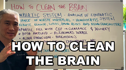 HOW To CLEAN The BRAIN - Glymphatic System