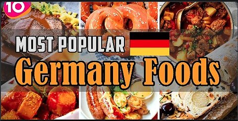 Incredible Top 10 Most Popular Germany Foods || Traditional Germany Foods || Germany Street Foods