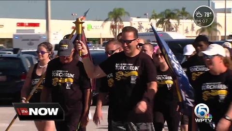 Law enforcement agencies in Palm Beach County join annual Torch Run for Special Olympics