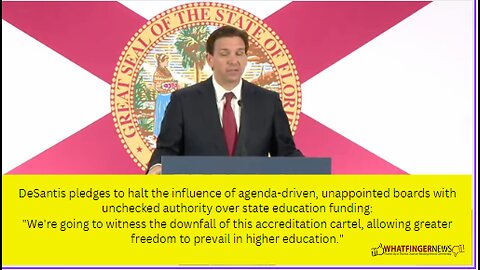 DeSantis pledges to halt the influence of agenda-driven, unappointed boards