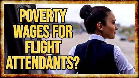 Report: Flight Attendants Face HUNGER, HOMELESSNESS Due to LOW WAGES