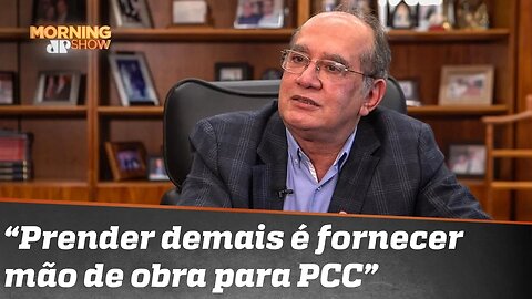 Para Gilmar Mendes, prender como se prende é fornecer mão de obra para facções criminosas