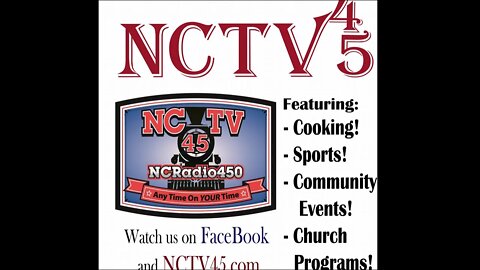 NCTV45’S COMMUNITY HAPPENINGS OCT 10 THRU OCT 16 2021