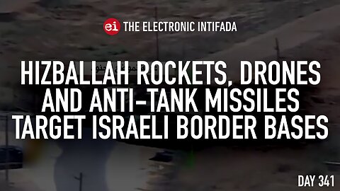 Hizballah rockets, drones and anti-tank missiles target Israeli border bases, with Jon Elmer