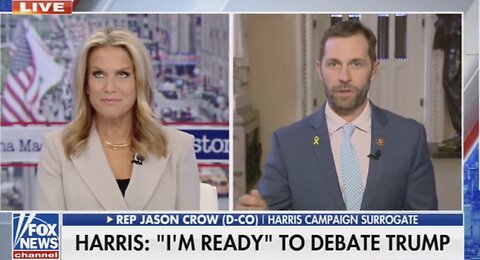 Martha MacCallum Rolls Eyes After Jason Crow Says Trump 'Afraid' of Harris