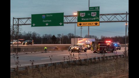 Jon Rudder gives update on serious crash on I-77 southbound at Arlington Road