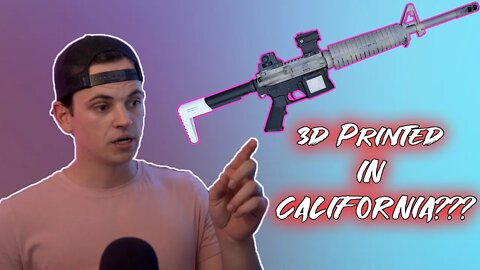 I 3D PRINTED AN AR15 IN CALIFORNIA - Is this illegal?