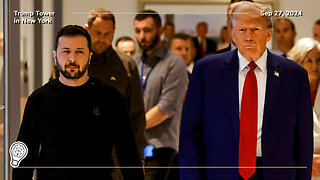 Donald Trump and Ukrainian President Zelenskyy Discuss Ukraine War at Trump Tower