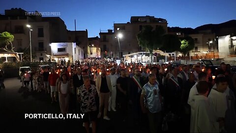 Vigil held for victims of sunken Sicily yacht