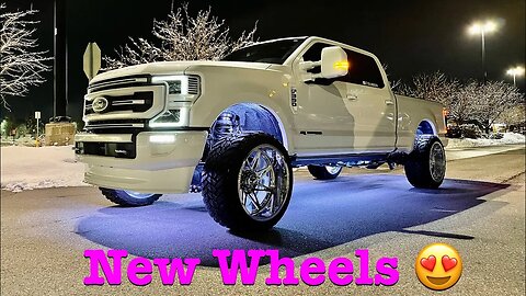 2020 F-350 6.7 Powerstroke gets Forged 24x14s! Getting to meet @bugbmx5700 & @clappedoutcummins92