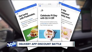 The battle between food delivery services in Cleveland keeps users getting the best deals