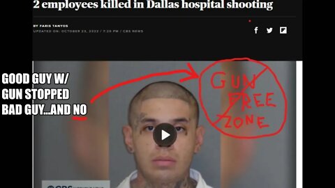 This again PROVES...GUN FREE zones don't work/GOOD GUY stops BAD GUY with gun!