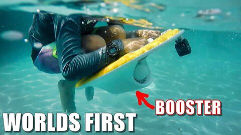 VXFLY LESWIM Review - World's First BOOSTED Swim Kickboard 😂🌊💦