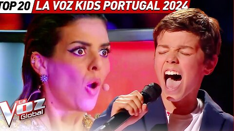 Las mejores Audiciones a Ciegas de La Voz Kids Portugal 2024 🇵🇹