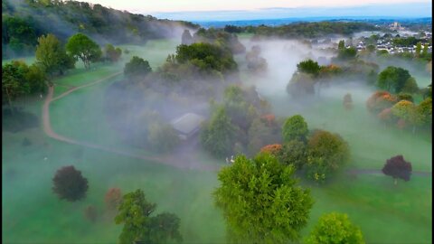 Early Morning Mist over South Horrington, Wells