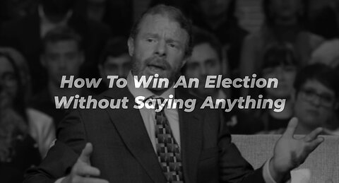 HOW TO WIN AN ELECTION WITHOUT SAYING ANYTHING - PARODY 😂