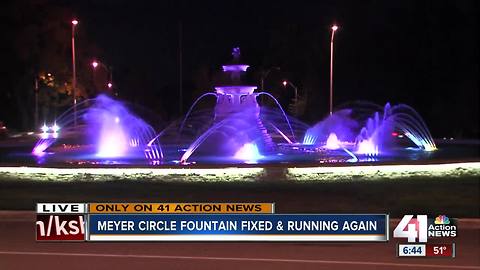 $1 million Meyer Circle Fountain repairs completed with donations from the community