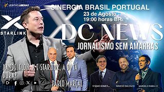 SINERGIA BRASIL PORTUGAL - 23/08/2024 - XANDE, ELON, X, STARLINK. A DI TÁ DURA? PABLO MARÇAL