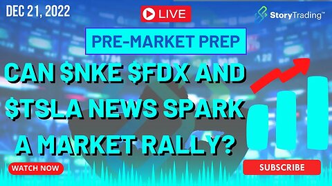 12/21 PreMarket Prep: Can $NKE $FDX and $TSLA News Spark a Market Rally?