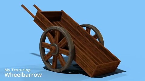 Wheelbarrow- Texturing Practise - Turntable - Cycles