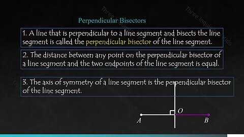 7th Grade Math | Unit 11 | Perpendicular Bisectors | Lesson 3 | Part 2 | Inquisitive Kids