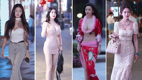 chinese girl street style fashion part 1 #mejoresstreetfashion #chinesefashion #chinesegirl